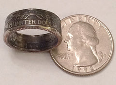 Quarter Coin Rings