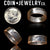 JFK Half Dollar 1965-1970 Silver Coin Ring  - Sizes 6.5 - 14.5