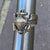 WW2 Authentic Silver Naval Aviator Pilot Wing Ring - Hand Made - Size 10 - Gold Tone