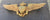 WW2 Authentic Silver Naval Aviator Pilot Wing Ring - Hand Made - Size 10 - Gold Tone